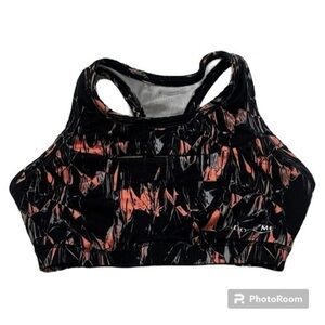 Adore Me - Multicolored Cut Out Racerback Sports Bra